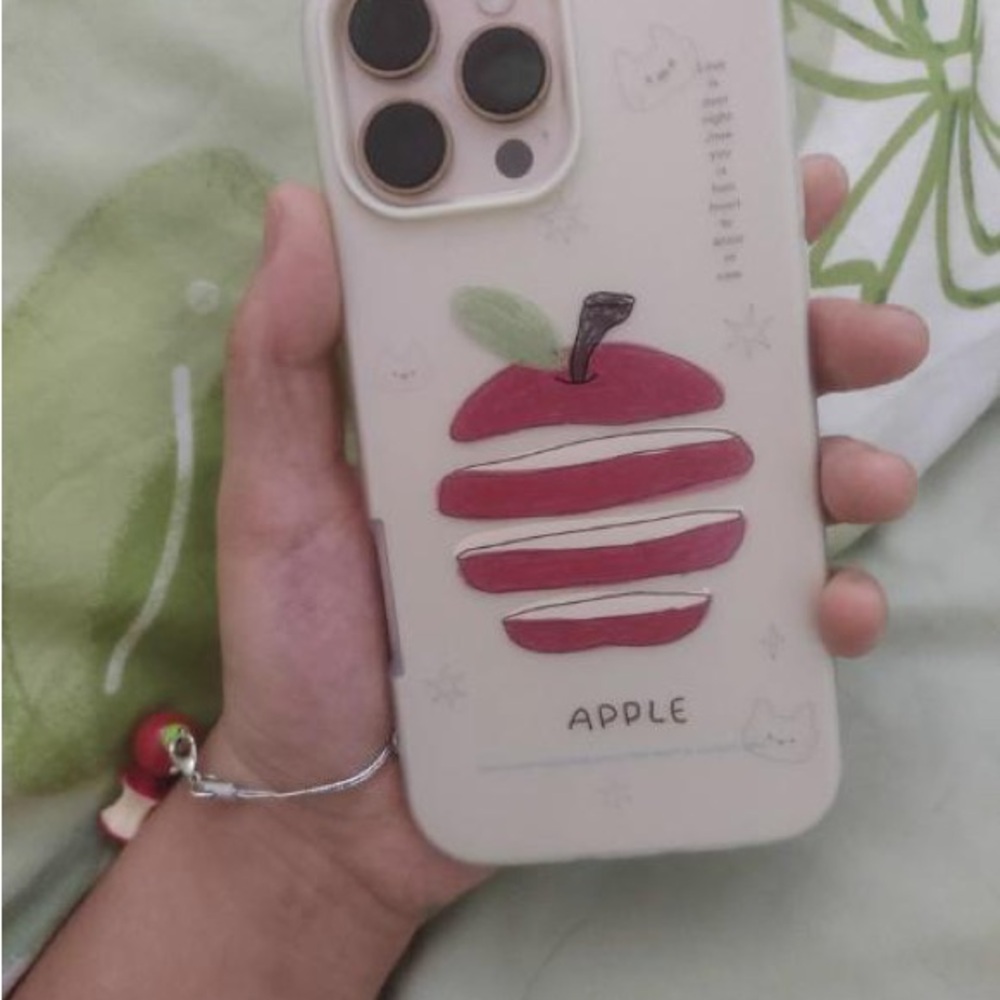 Apple Cream and Red Phone Case